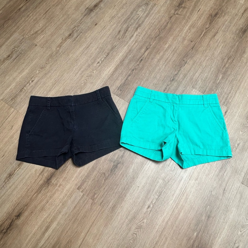 J. Crew Set of 2 Women's Chino Shorts